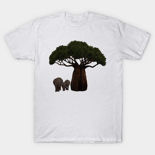 baobab retro vintage T-Shirt by jamai27